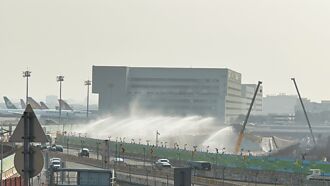 桃創AI灑水抑塵 第三航廈成示範區