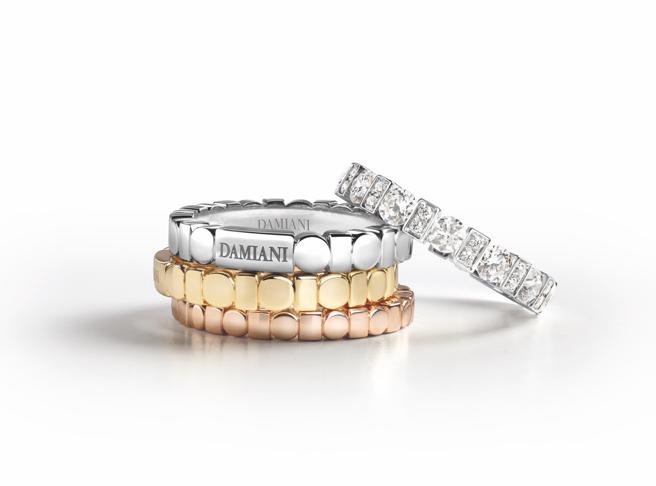 DAMIANI Belle Epoque Reel美好年代系列婚戒。（DAMIANI提供）