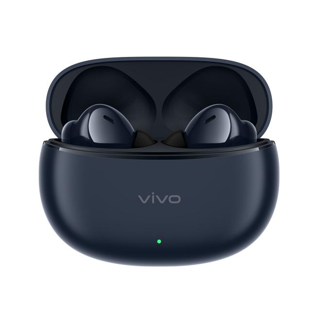 vivo TWS 3e无线耳机，深靛蓝，建议售价2490元。（vivo提供／古明弘台北传真）