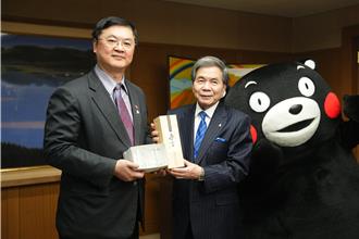 「熊本熊推手」蒲島知事將卸任 陳其邁誠摯邀訪高雄