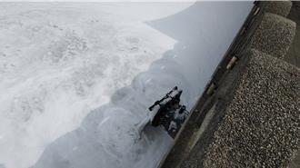 基隆田寮河變成「泡泡河」 環保局揪凶手採樣重罰