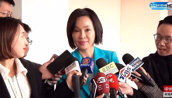 国民党立委柯志恩。（取自中时新闻网直播）