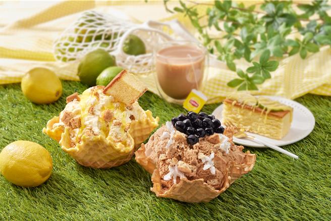 酷圣石首度联名立顿推「茶欧蕾浪漫曲」。（酷圣石提供／朱世凯台北传真）