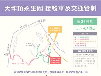 清明祭祖避塞車 竹市大坪頂啟動免費接駁車