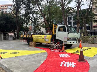 大型車死角多 高雄警開大車進校園模擬「視野盲區」
