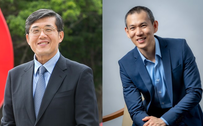 王幼行教授（左）及黄昊教授（右）。(照片/香港科技大学提供)