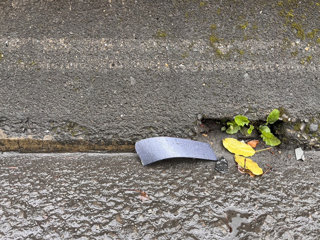 連奪兩命！衝撞八堵所警員前，兇嫌台62線撞死重機騎士。(警方提供)