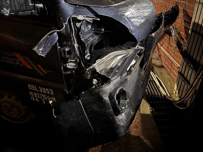 連奪兩命！衝撞八堵所警員前，兇嫌台62線撞死重機騎士。(警方提供)