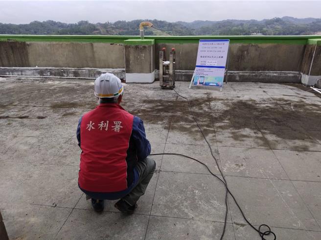 北区水资源分署1日实施宝二水库今年首次人工增雨作业。（北水分署提供／蔡明亘桃园传真）