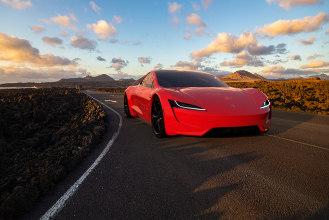 全新Tesla Roadster从0加速到96公里不到1秒。（示意图/达志影像/shutterstock）
