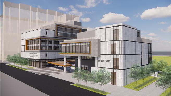 桃园市平镇南势综合行政大楼新建工程1日开工，预计2026年下半年竣工。（工务局提供／蔡明亘桃园传真）