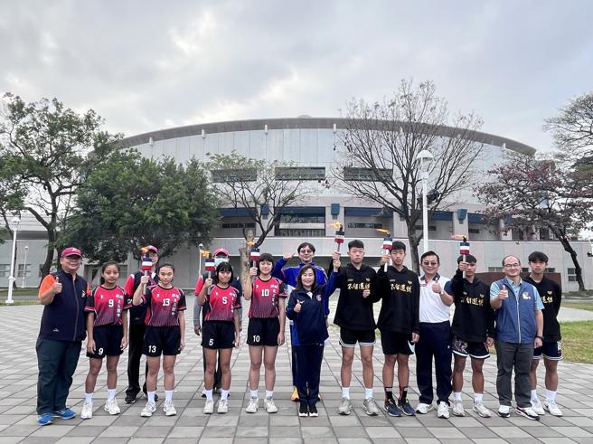 屏東中小聯運聖火隊。（圖片來源：屏東縣政府提供）