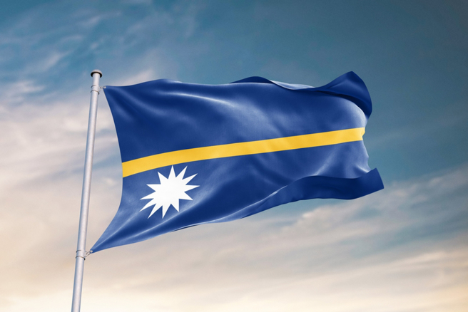 诺鲁国旗。（图：shutterstock/达志）
