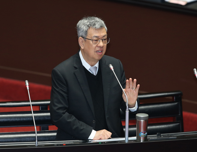 行政院長陳建仁1日在立法院備詢。（姚志平攝）