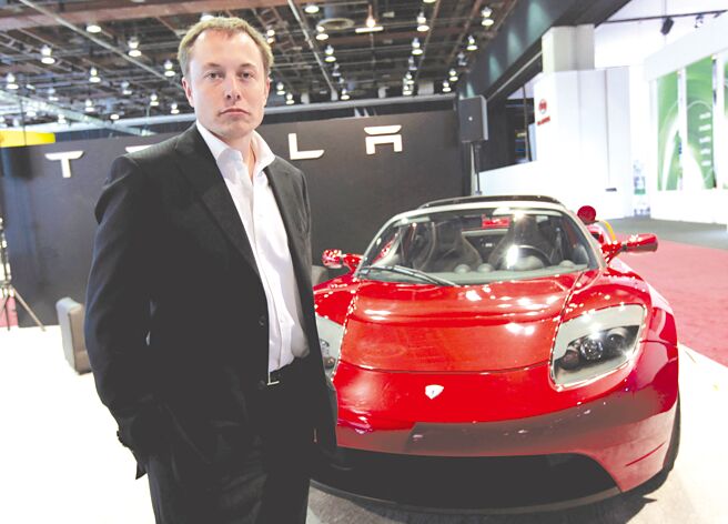 特斯拉超跑。图／路透