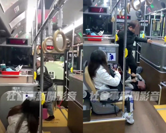 開車蛇行與公車爭道爆衝突 醉駕駛出拳攻擊司機遭反制採地