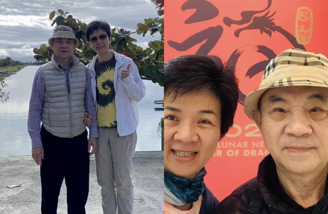 小S小姑许馨云先前晒出和爸爸许庆祥走春照片。（图／翻摄自许馨云脸书）