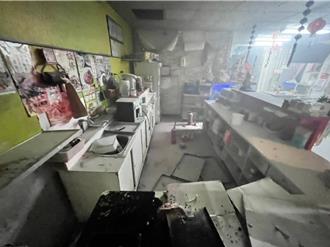 樓下傳來燒焦味！  早餐店忘關電源起火險釀禍
