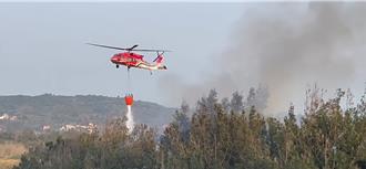 直升機灑水影片曝！苗縣年後客家掃墓 雜草釀火警已169件