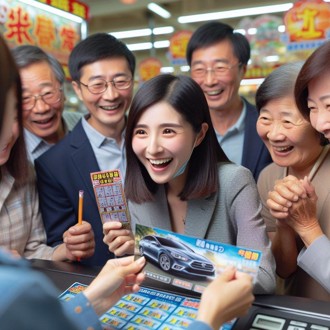 女子玩「刮刮樂」以為沒中轉頭就走 老闆娘大叫：刮中一輛汽車