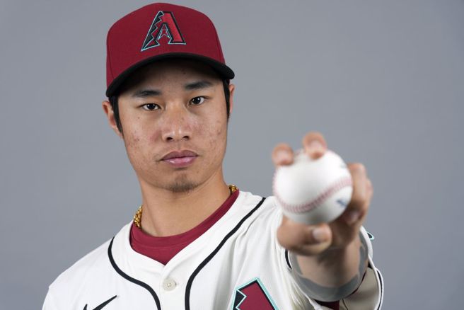 响尾蛇台湾左投林昱珉。（美联社资料照）
