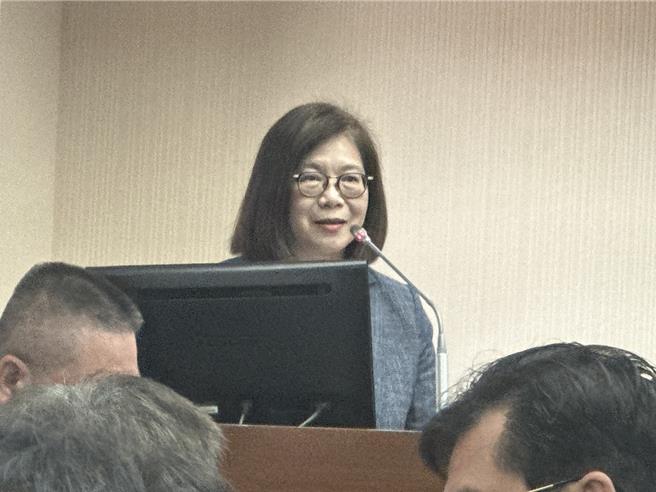 海委會主委管碧玲。（黃婉婷攝）