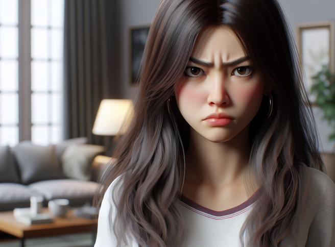 2人因故分手后，于男却不归还借用的手机，小萱愤而提告侵占。（AI生成图）