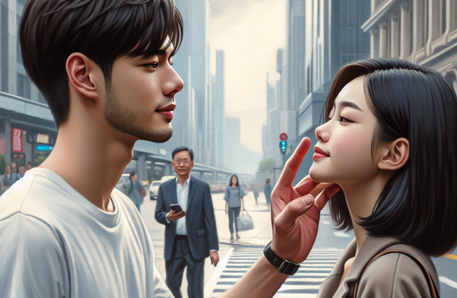 蔡男偷腥林姓共同女友人，還大街牽手ˇ散步公然放閃，黃女憤而提告求償100萬元。（AI生成圖）