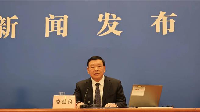 大陸十四屆全國人大二次會議大會發言人婁勤儉。（藍孝威攝）