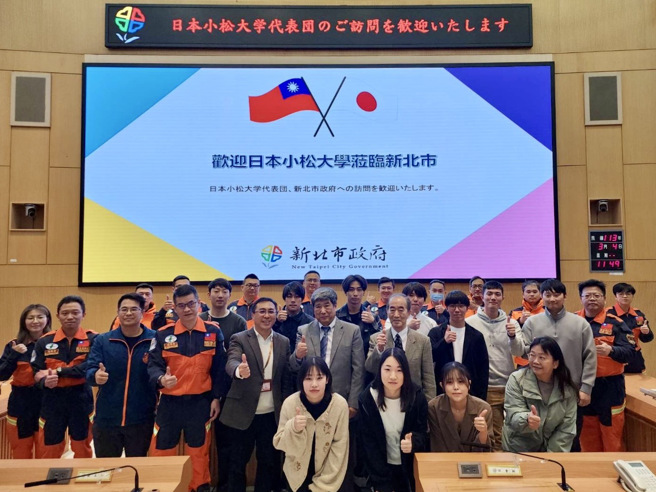 日本2所大學來台參訪交流。（翻攝畫面）