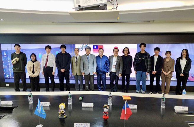 日本2所大學來台參訪交流。（翻攝畫面）