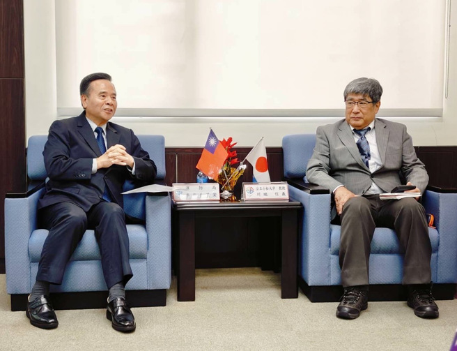 日本2所大學來台參訪交流。（翻攝畫面）