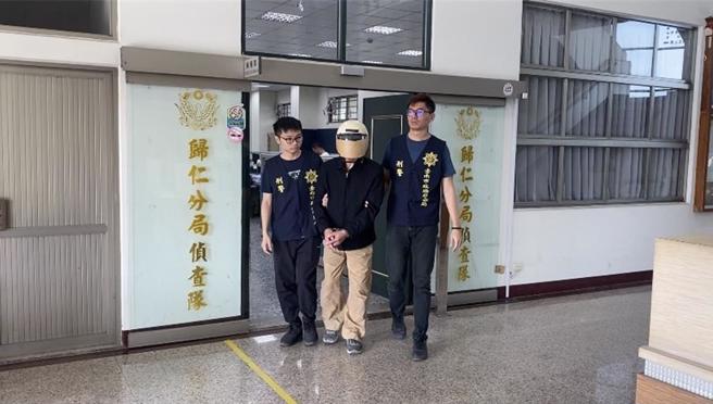 陳嫌2月1日犯下仁德區二空部落凶殺案，警方1個多月後偵破，3日將他逮補歸案。（讀者提供／程炳璋台南傳真）