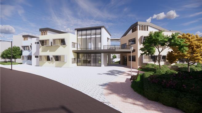 彰化县员林市立重划区幼儿园4日在员林儿6公园举行动土典礼，完工后预计可招收120名幼儿。（彰化县政府提供／孙英哲彰化传真）