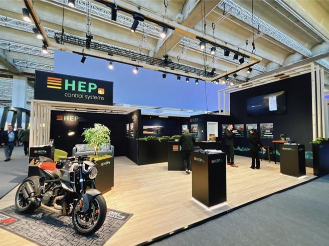 「HEP GmbH」于德国Light＋Building Frankfurt展览现场。图／业者提供