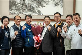 相信清白！竹縣10位鄉鎮長為楊文科加油