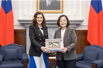 密西根州將在臺設辦事處 蔡英文盼強化雙邊人才技術交流