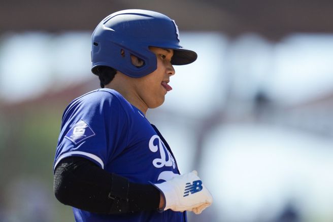 道奇指定打击大谷翔平。（美联社资料照）