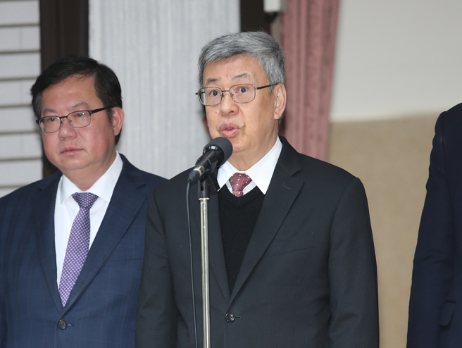 行政院长陈建仁5日前往立法院备询并受访。（姚志平摄）