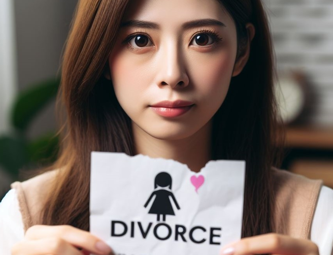 台男好赌妻住院也不理，越籍女心碎诉请离婚获准。(AI生成)