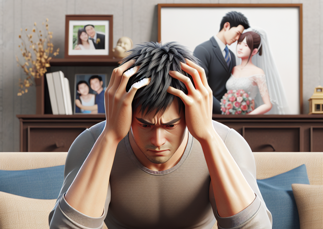 妻子外遇还怀有小王的孩子，男子愤而对2人提告求偿100万元。（AI生成图）