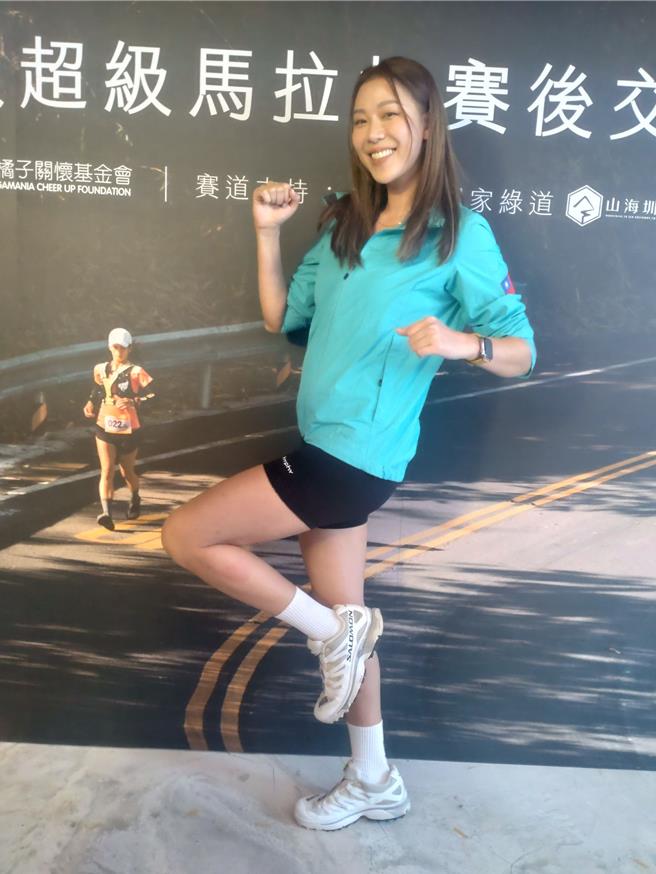 林又立熱愛運動、形象健康。（王思穎攝）