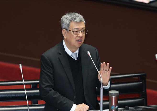 行政院长陈建仁。（姚志平摄）