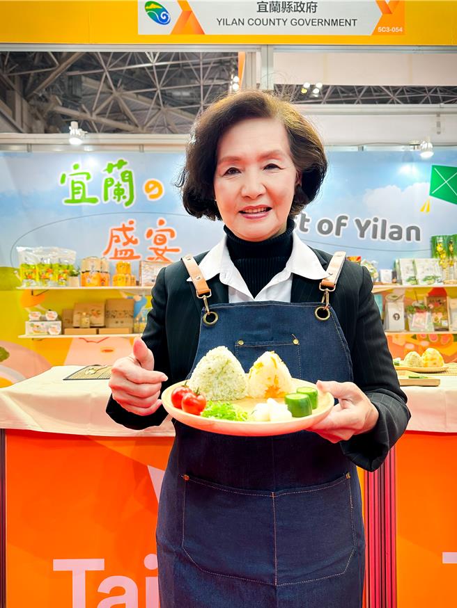 东京国际食品展（FOODEX JAPAN），今（5日）于东京国际展示场（Tokyo Big Sight）热闹开展，宜兰县长林姿妙（图）偕同县政顾问林定三、农渔会代表等到场行销宜兰县优质农产品。（宜兰县政府提供／吴佩蓉宜兰传真）