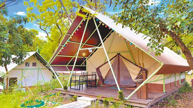 宏匯广场春日悠游檔期，消费3000元抽清水那方、向海那漾全台最梦幻免搭帐豪华露营。（宏匯广场提供）