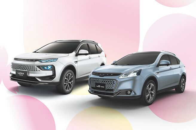 LUXGEN URX（左）、U6全车系最高享70万零利率分期专案。（纳智捷提供）