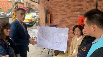 立委林沛祥赴中山區會勘 改善高地供水及德安路閘道問題