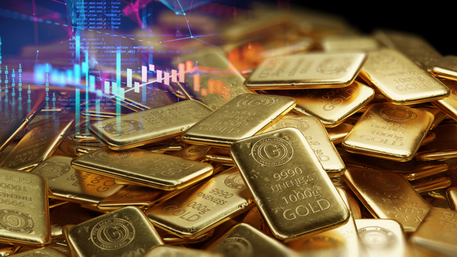 黃金價格持續走高，專家看好未來走勢。（圖／shutterstock、達志）