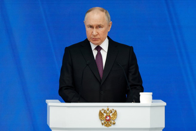 俄羅斯總統普丁。（路透社）