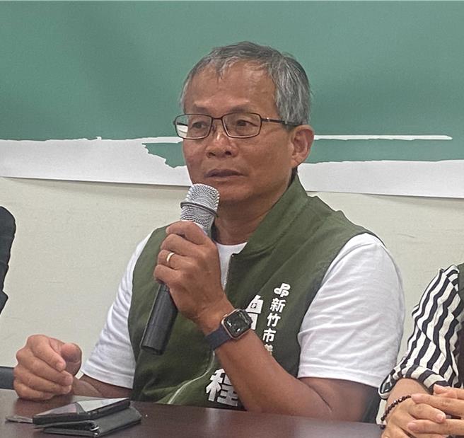 新竹市议员曾资程今天在脸书发文表示，高虹安3至5月预计有12次的密集出庭，质疑其哪有心思在市政？（陈育贤摄）